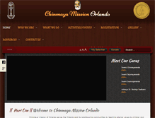 Tablet Screenshot of chinmayaorlando.org